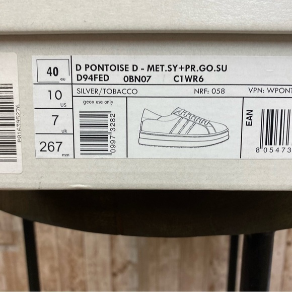 Geox‎ Respira Pontoise Trainer Sneaker Size 10